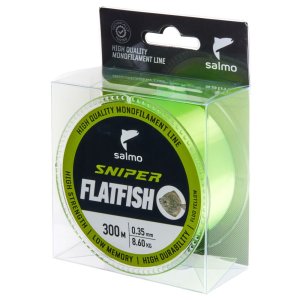 Леска моно. Salmo Sniper FLATFISH Fluo Yellow 300/035