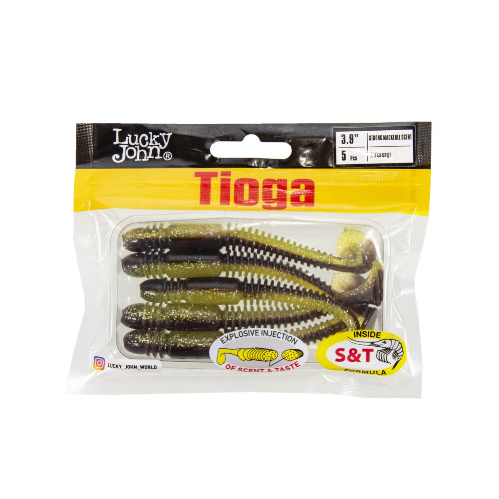 Виброхвосты съедобные искусственные LJ Pro Series TIOGA 10.00/T36 5шт.