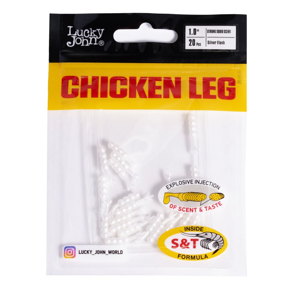 Слаги съедобные искусственные LJ Pro Series CHICKEN LEG 1,0in (02.54)/026 20шт.