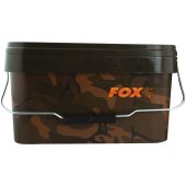 Емкость для прикормки Fox Camo square bucket 5L Емкость для прикормки Fox Camo square bucket 5L