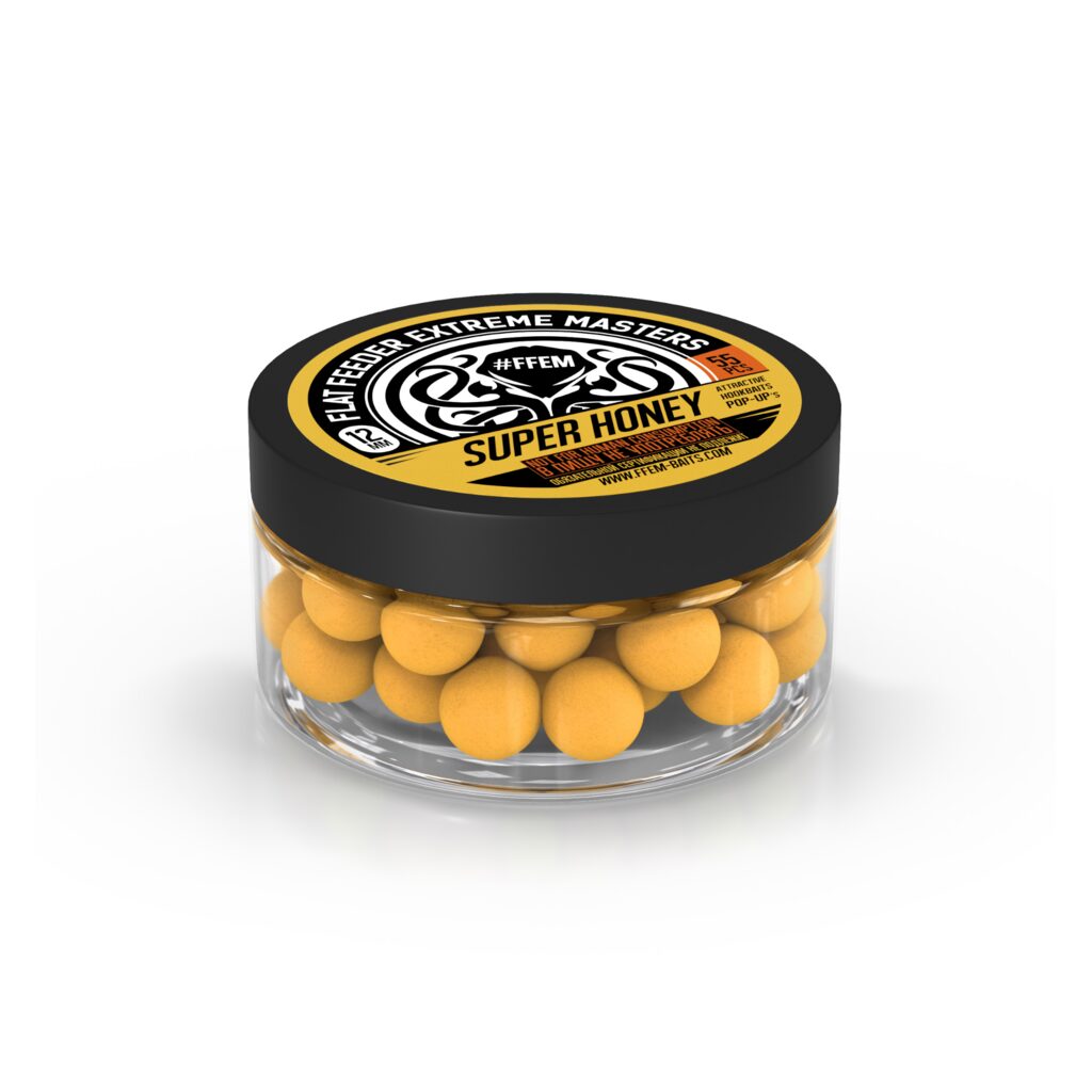 Насадочные бойлы плавающие FFEM Pop-Up Super Honey 12mm Насадочные бойлы плавающие FFEM Pop-Up Super Honey 12mm