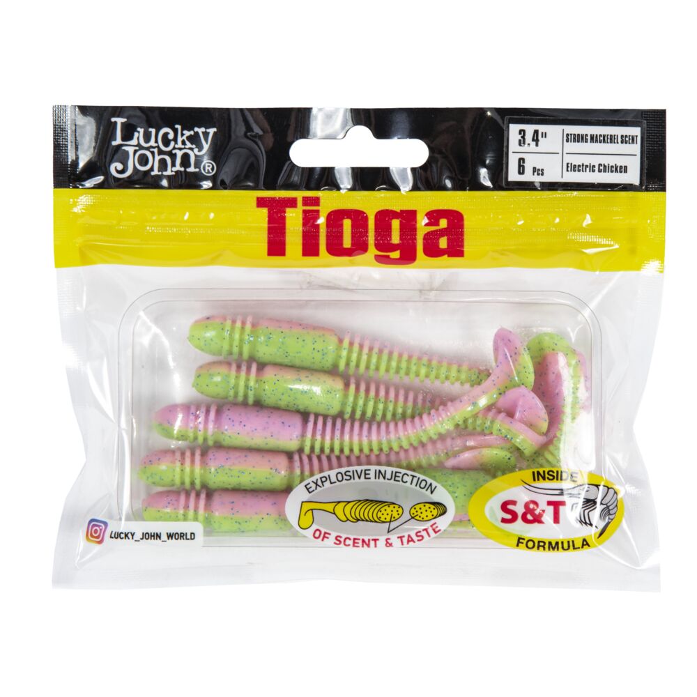 Виброхвосты съедоб. искусст. LJ Pro Series TIOGA 3.4in (08.64)/T92 6шт.