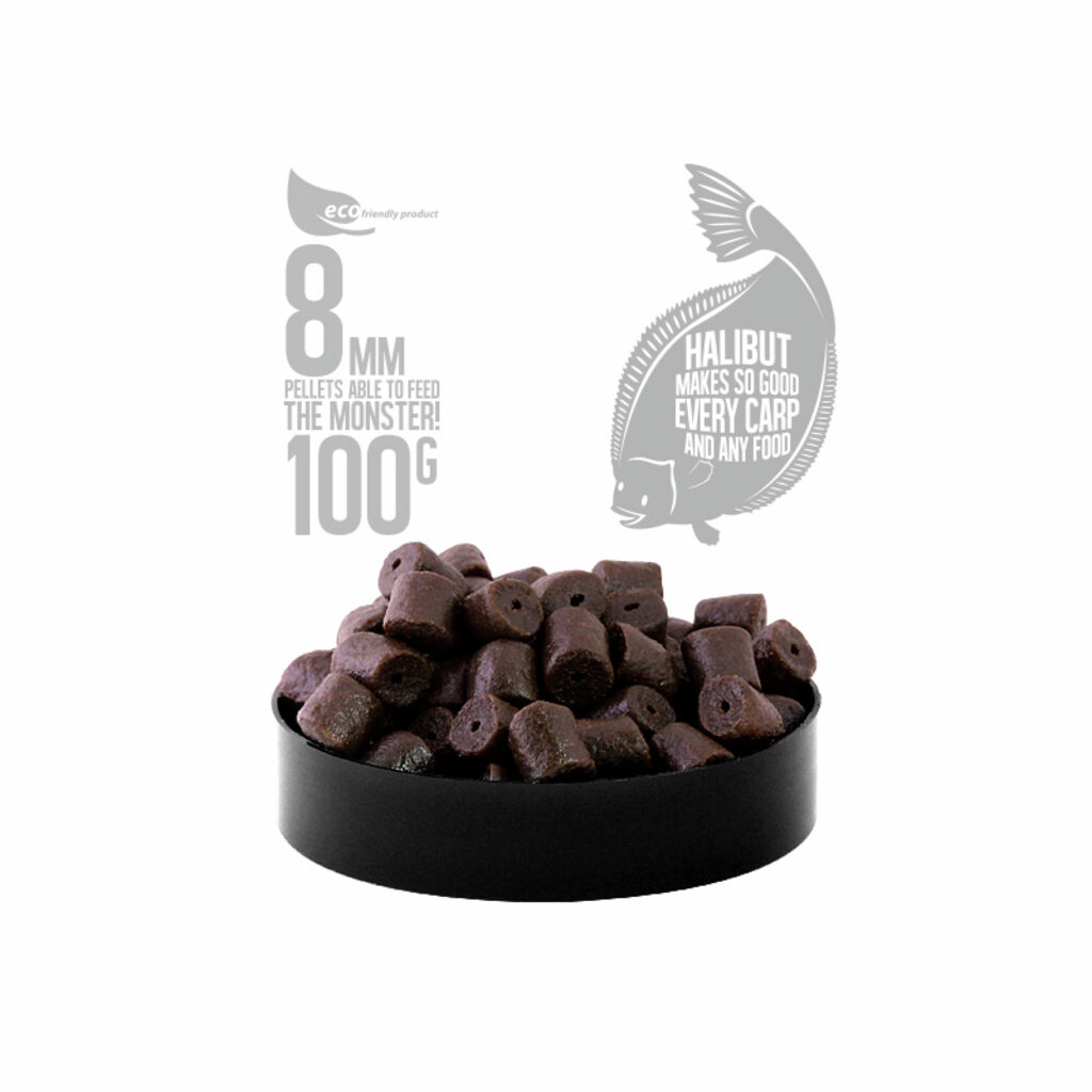 Пеллетс насадочный с отверстием FFEM Hookbaits Pellets Black Halibut 8 mm Пеллетс насадочный с отверстием FFEM Hookbaits Pellets Black Halibut 8 mm