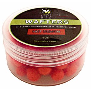 Бойлы нейтральной плавучести Wafters LION BAITS HOT DEMON 12мм 40гр