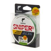 Леска плет. Salmo Sniper BP ALL R BRAID х4 Grass Green 120/011