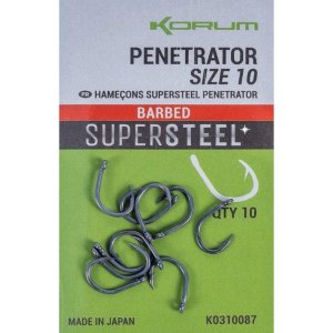 Крючки Korum Penetrator Brabed 10 (10шт)