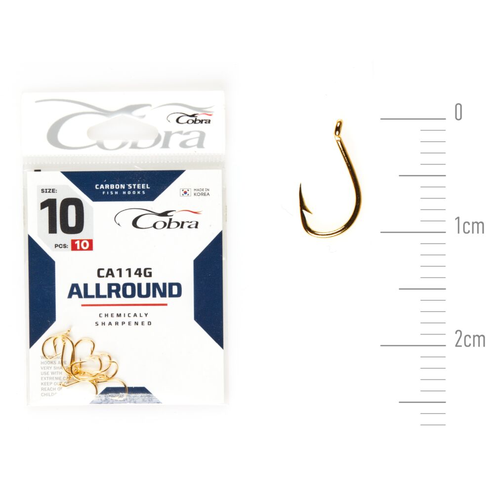 Крючки Cobra ALLROUND сер. CA114G Крючки Cobra ALLROUND сер. CA114G