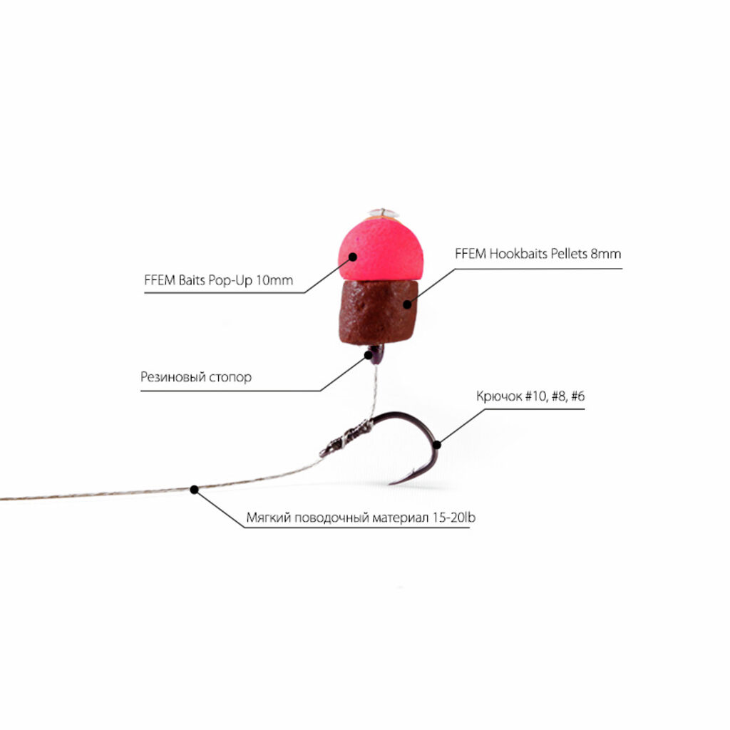 Пеллетс насадочный с отверстием FFEM Hookbaits Pellets Monster Crab 8mm Пеллетс насадочный с отверстием FFEM Hookbaits Pellets Monster Crab 8mm