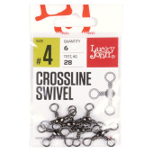 Вертлюги трехстор. LJ Pro Series CROSSLINE SWIVEL 004 6шт. Вертлюги трехстор. LJ Pro Series CROSSLINE SWIVEL 004 6шт.