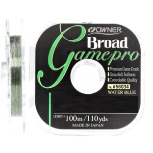 Леска рыболовная Owner BROAD GAME PRO диаметр 0.16 мм, длина 100 м, цвет: Water Blue