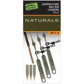 Застежки рыболовные Fox Edges Naturals Copper-Core Heli Rig Leaders x3 Застежки рыболовные Fox Edges Naturals Copper-Core Heli Rig Leaders x3