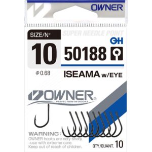 Одинарный крючок OWNER ISEAMA №10 (10шт)