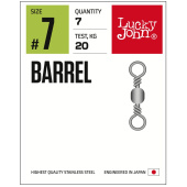 Вертлюги LJ Pro Series BARREL 007 7шт. Вертлюги LJ Pro Series BARREL 007 7шт.