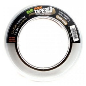 Конусный шоклидер Fox EDGES Soft tapered leaders trans Khaki x 3 12-30LB 0.33- 0.50