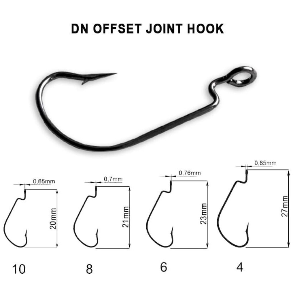 Офсетный крючок DN Offset Joint Hook размер 10 10шт. Офсетный крючок DN Offset Joint Hook размер 10 10шт.