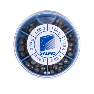 Грузила Salmo ДРОБИНКА PL 6 секц. крупн. 120г набор