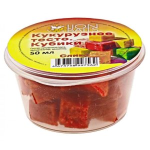 Тесто кукурузное Кубики LION BAITS Слива 50мл