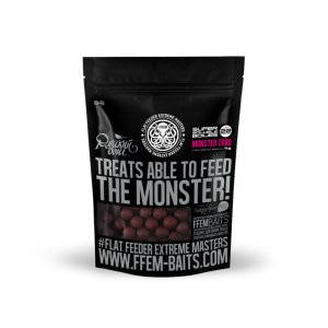 Бойлы тонущие растворимые (пылящие) FFEM Baits Soluble Boilies Monster Crab,1 кг/ 22 мм