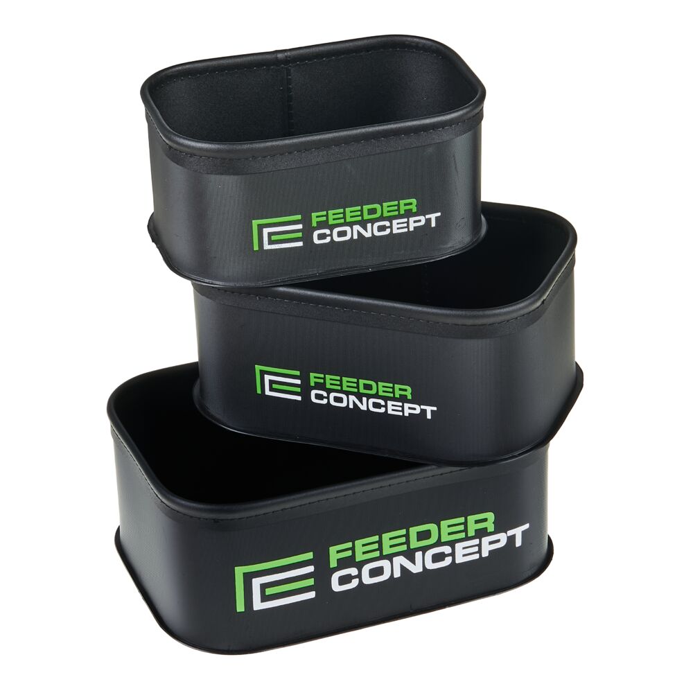 Емкости для прикорм. и насад. Feeder Concept EVA 3шт. набор 270х170х100