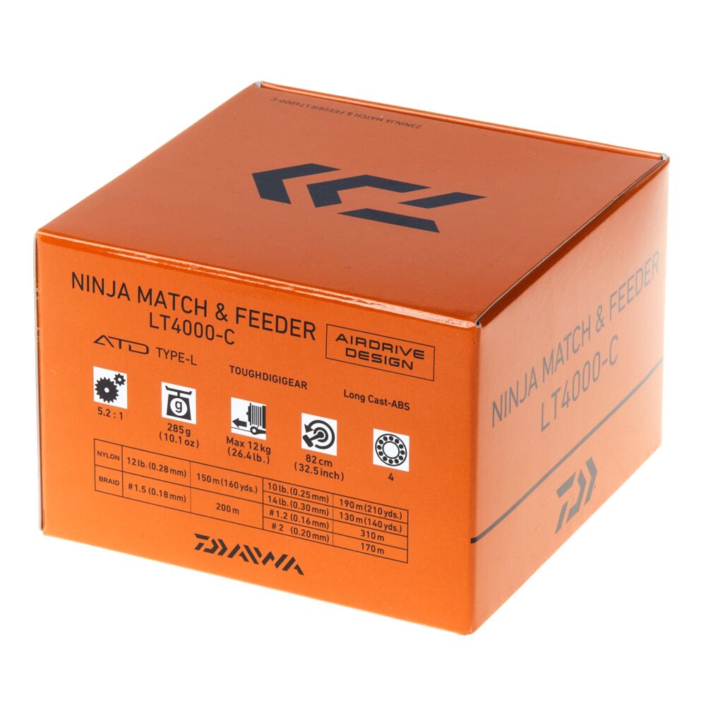 Катушка безынерц. Daiwa 23 NINJA MATCH&FEEDER LT4000-C