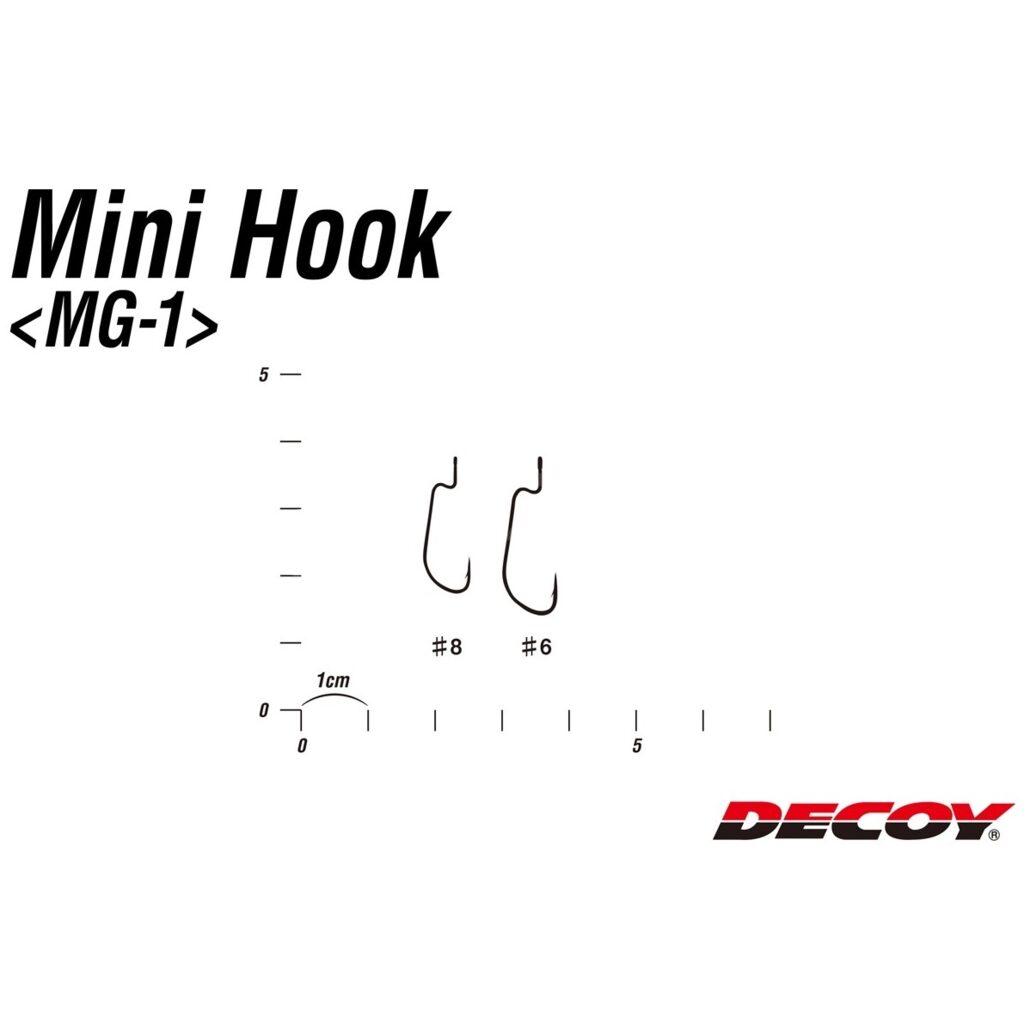 Крючок Decoy MG-1 6 (10 шт.) Крючок Decoy MG-1 6 (10 шт.)