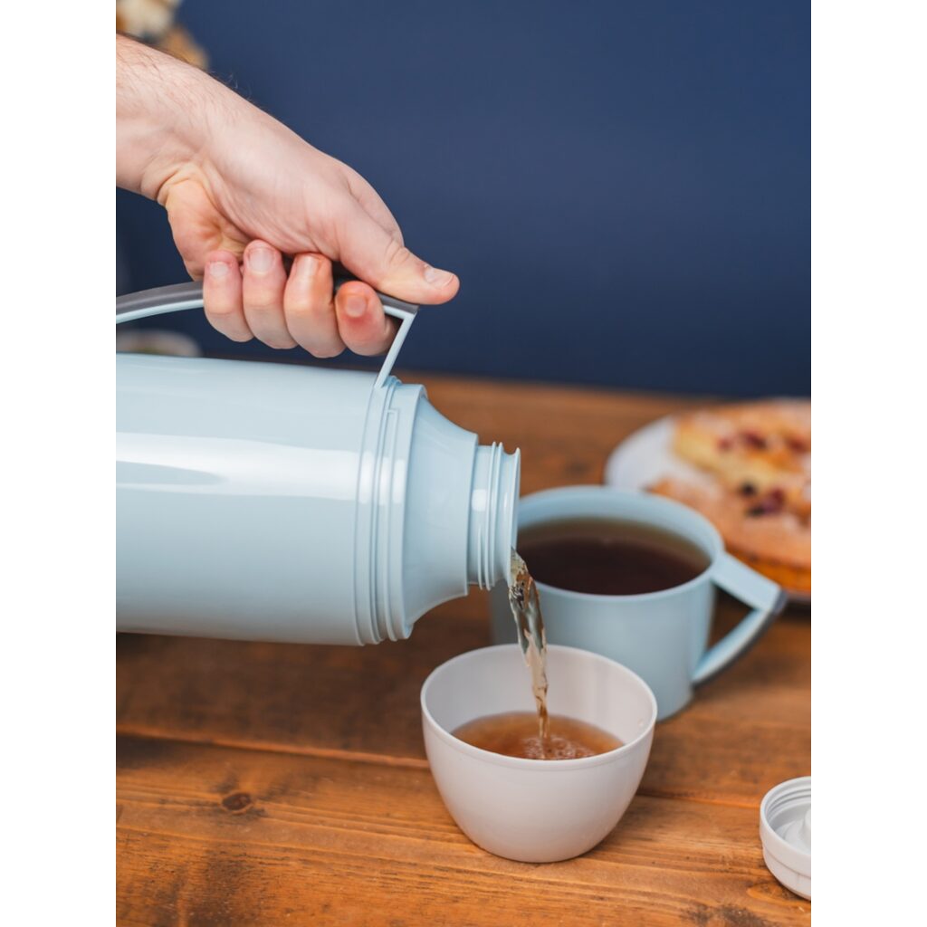 Термос бытовой, вакуумный, со стеклянной колбой тм 