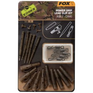 Набор безопасных клипс Fox Edges Camo Power Grip Lead Clip kit size 7 x 5