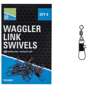 Застежки рыболовные Preston Waggler Link (8шт)