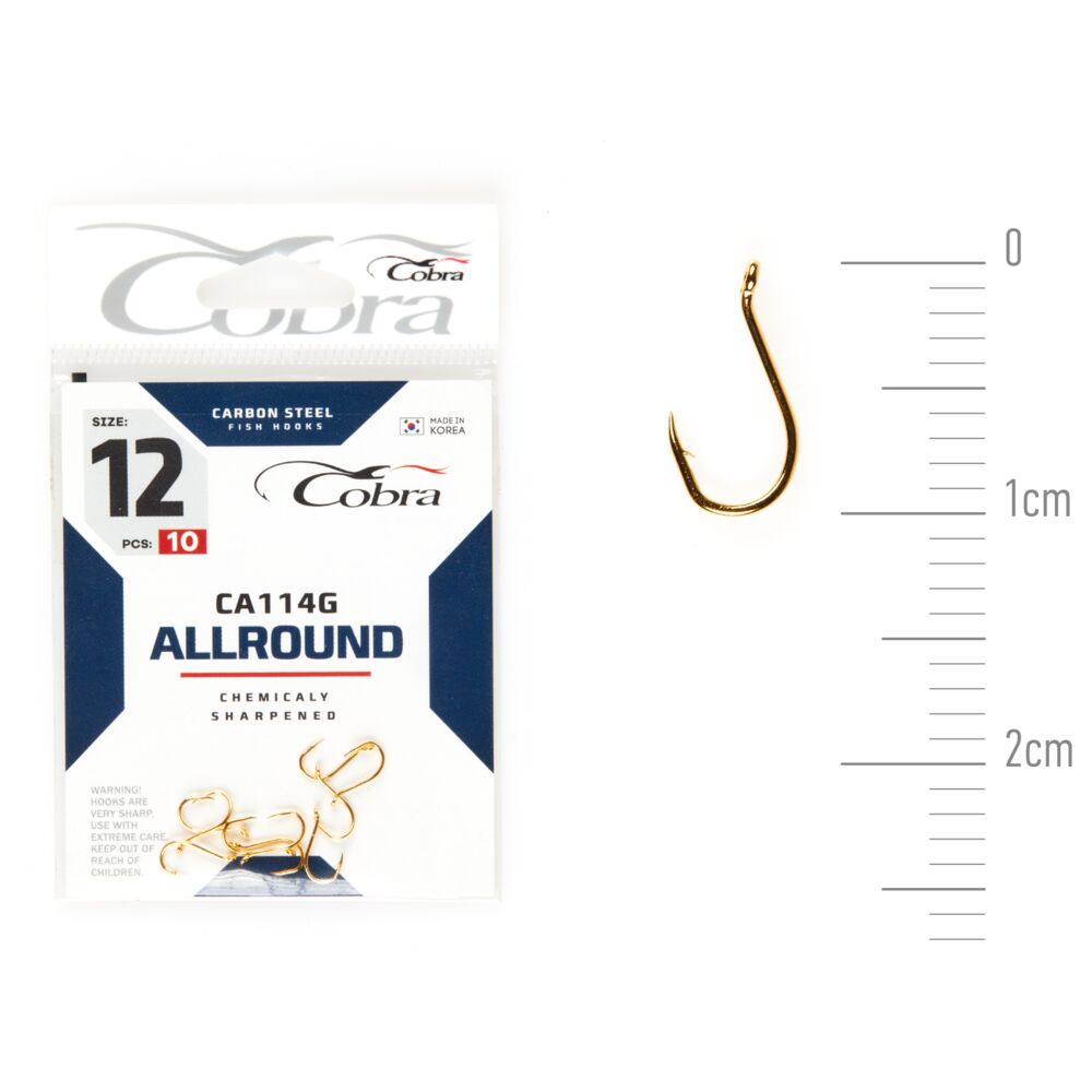 Крючки Cobra ALLROUND сер. CA114G Крючки Cobra ALLROUND сер. CA114G