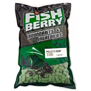 Пеллетс быстрорастворимый FISHBERRY конопляный 8мм 1кг