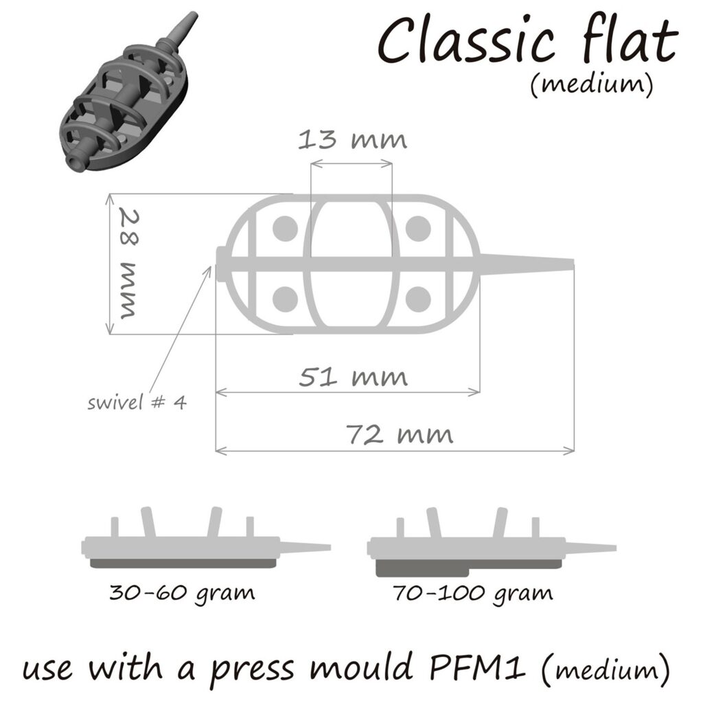 Кормушка ORANGE Classic Flat Method+Method Mould, 40 гр., в уп. 1 шт. Кормушка ORANGE Classic Flat Method+Method Mould, 40 гр., в уп. 1 шт.