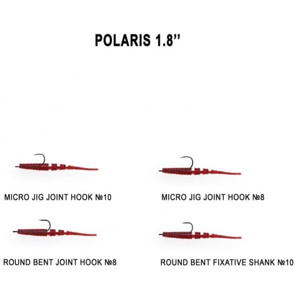 Силиконовые приманки POLARIS Crazy Fish 5-45-1-6 Силиконовые приманки POLARIS Crazy Fish 5-45-1-6
