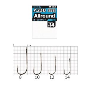 Крючки Cobra Pro AIIROUND сер.A230 разм.008 10шт.