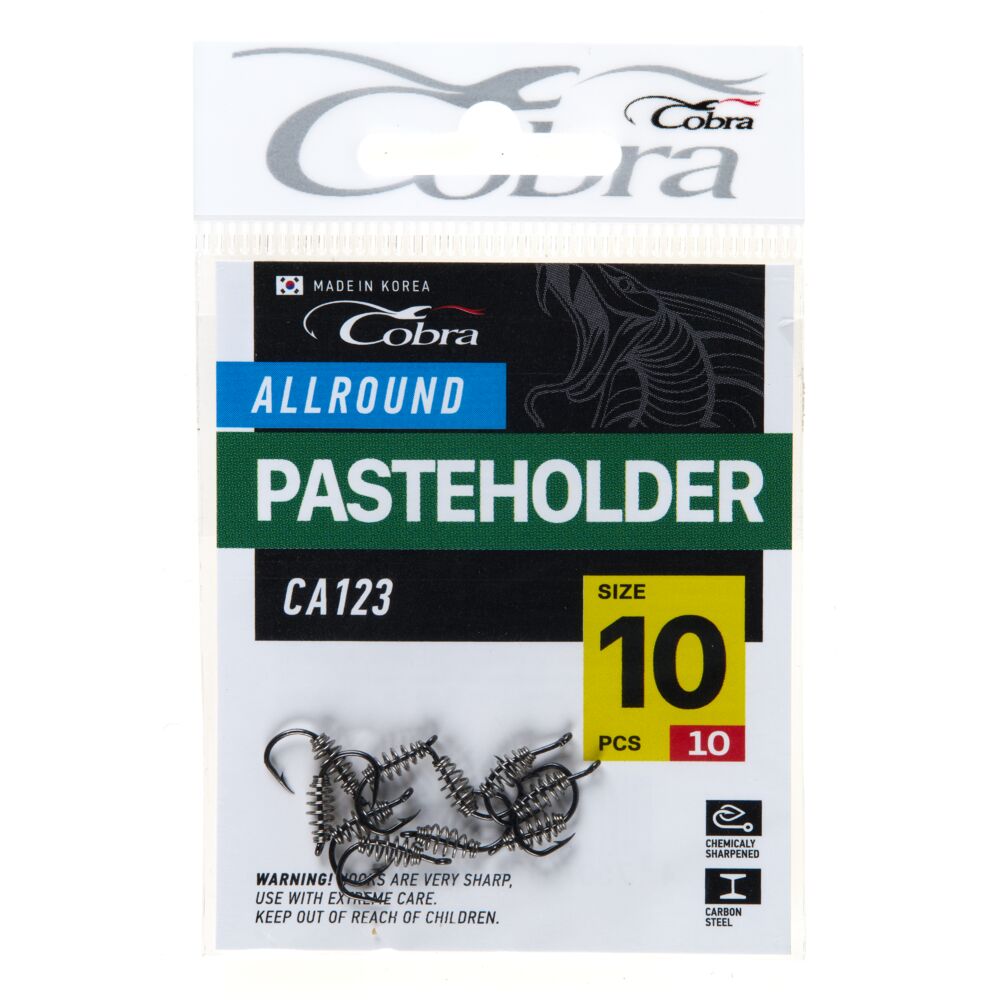 Крючки Cobra PASTEHOLDER сер. CA123 разм. 010 10шт. (C008NSB)