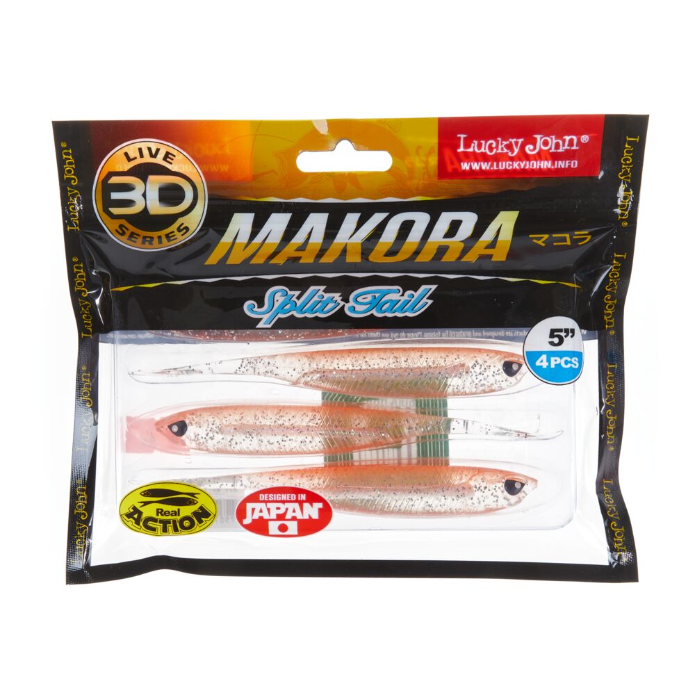 Виброхвосты LJ Pro Series 3D MAKORA SPLIT TAIL 5.0in(12,70)/007 4шт. Виброхвосты LJ Pro Series 3D MAKORA SPLIT TAIL 5.0in(12,70)/007 4шт.