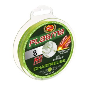 Плетеный шнур WFT Plasma Chartreuse Lazer Skin 150m 8KG 0,08