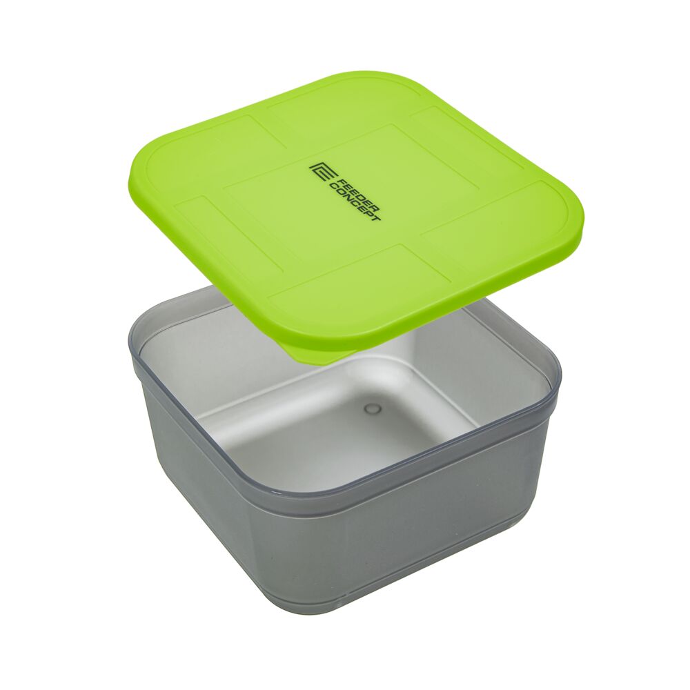 Коробка рыболов. для прикорм. и насад. с крыш. FC FEEDER BAIT BOX 170×170×95