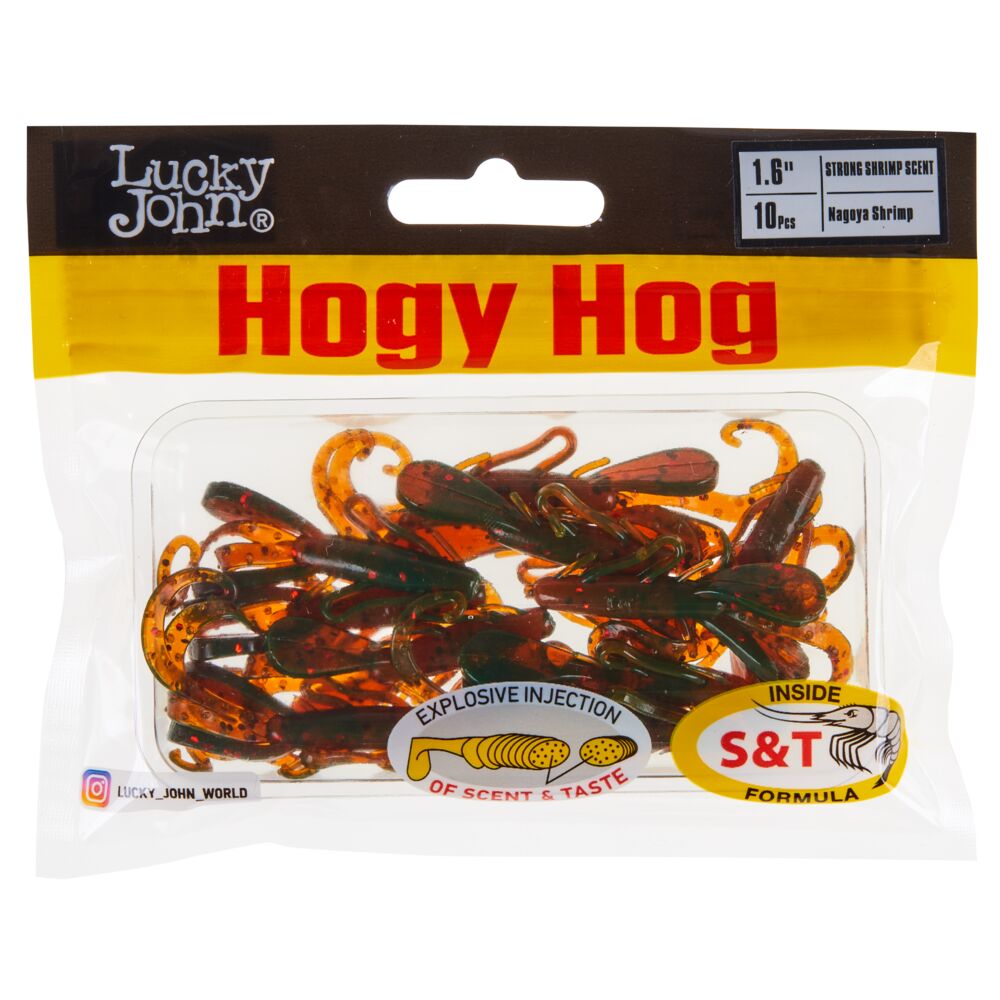 Твистеры съедоб. искусст. LJ Pro Series HOGY HOG 1.6in(04.10)/085 10шт