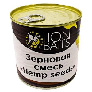 Зерновая смесь Hemp seeds Конопля Lion Baits 430 мл