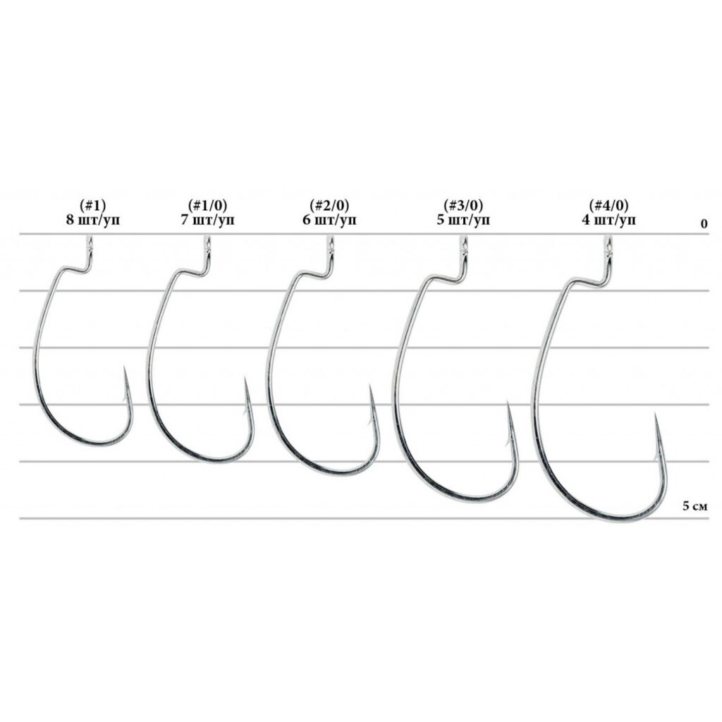 Крючок Decoy офсетный Worm 13S 