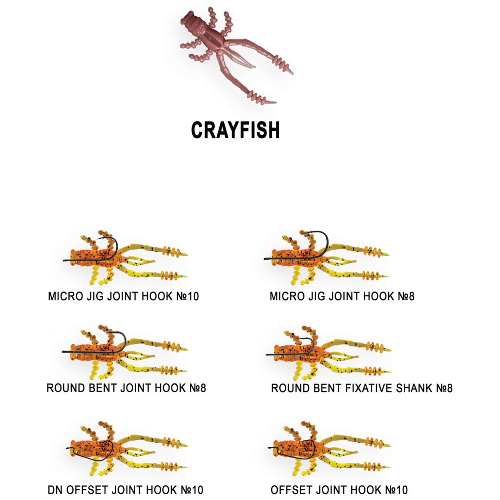 Силиконовые приманки CRAYFISH Crazy Fish 26-45-12-6 Силиконовые приманки CRAYFISH Crazy Fish 26-45-12-6