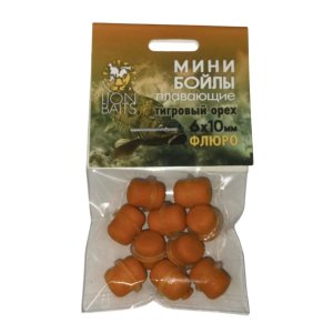 Мини бойлы плавающие Lion Baits ФЛЮРО на резинке 