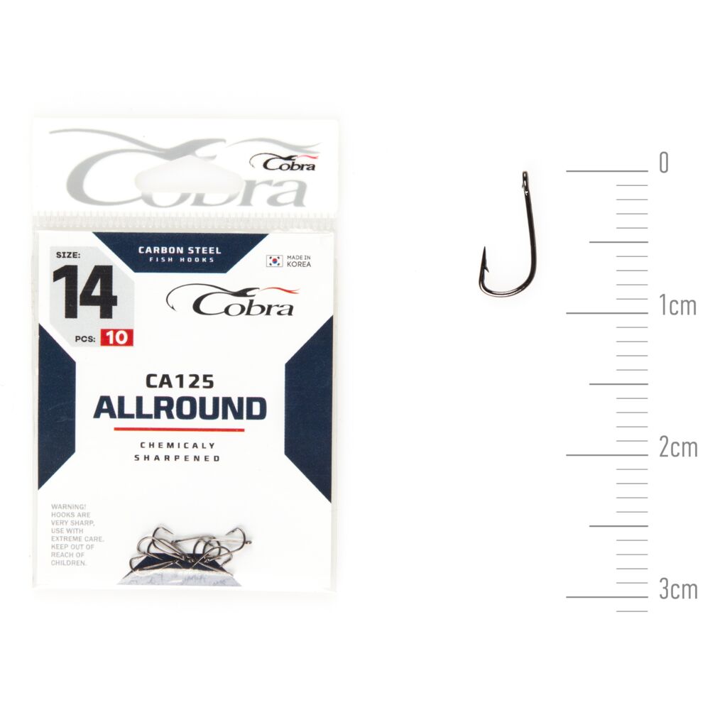 Крючки Cobra ALLROUND сер. CA125 Крючки Cobra ALLROUND сер. CA125