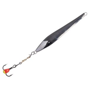 Блесна вертикал. зим. Lucky John DOUBLE BLADE с цеп. и тр. 65мм SG блистер