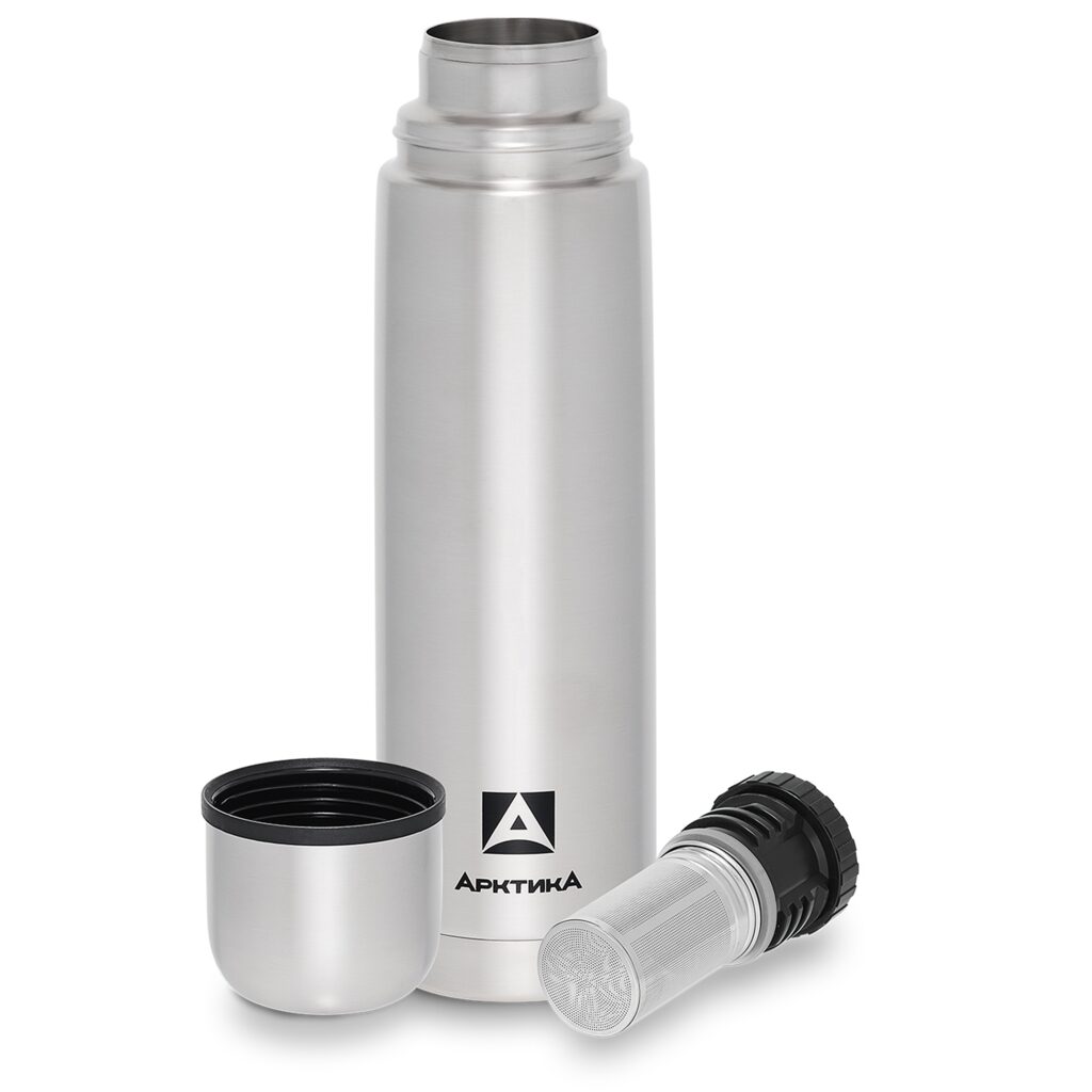 Термос бытовой, вакуумный, с ситечком, питьевой тм 