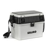 Ящик рыболов. зим. Salmo 2-х ярус.(из 2-х частей) пласт. 38x24.5x29см сер. Ящик рыболов. зим. Salmo 2-х ярус.(из 2-х частей) пласт. 38x24.5x29см сер.