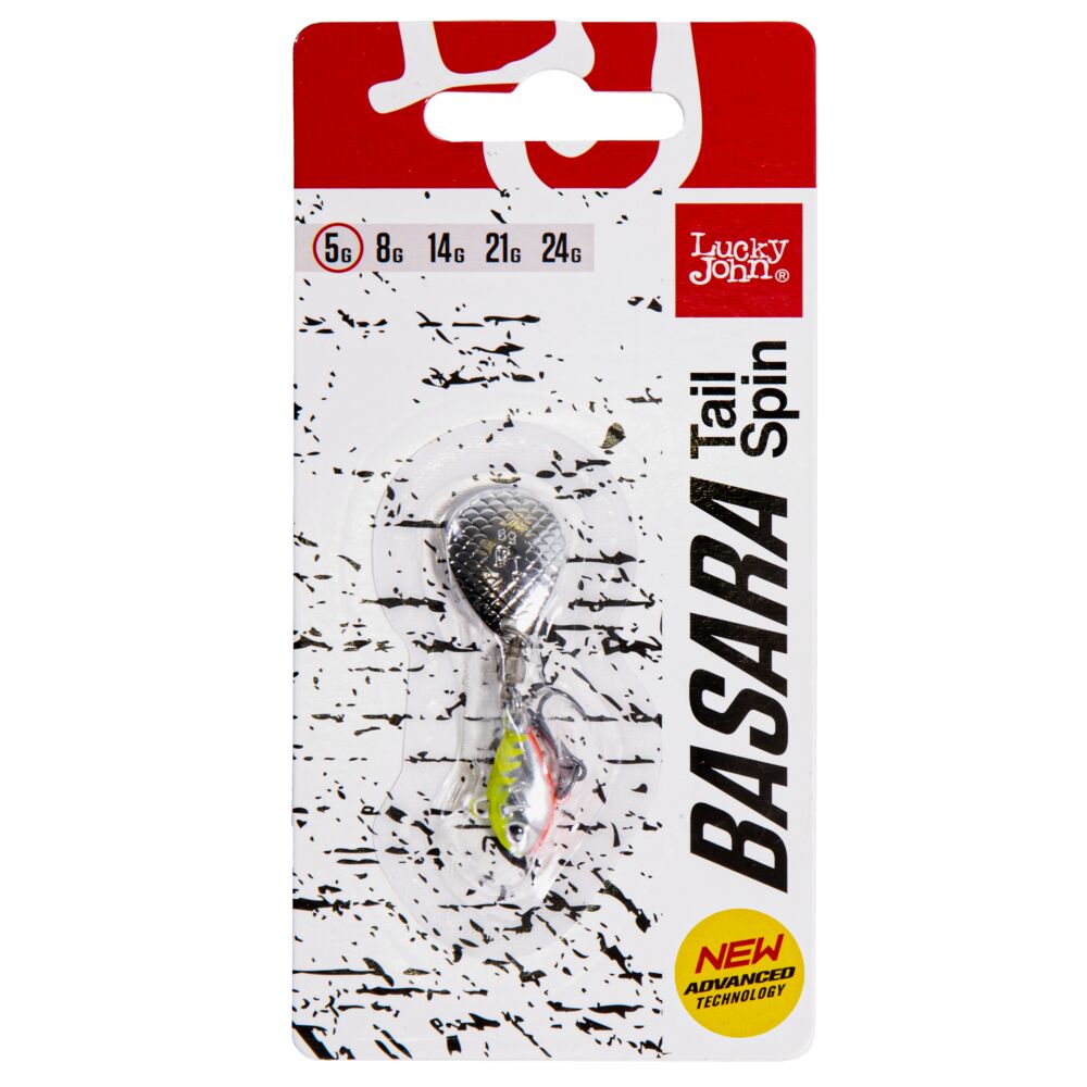 Тейл-спиннер Lucky John BASARA TAIL SPIN 05.0г 015 в блистере
