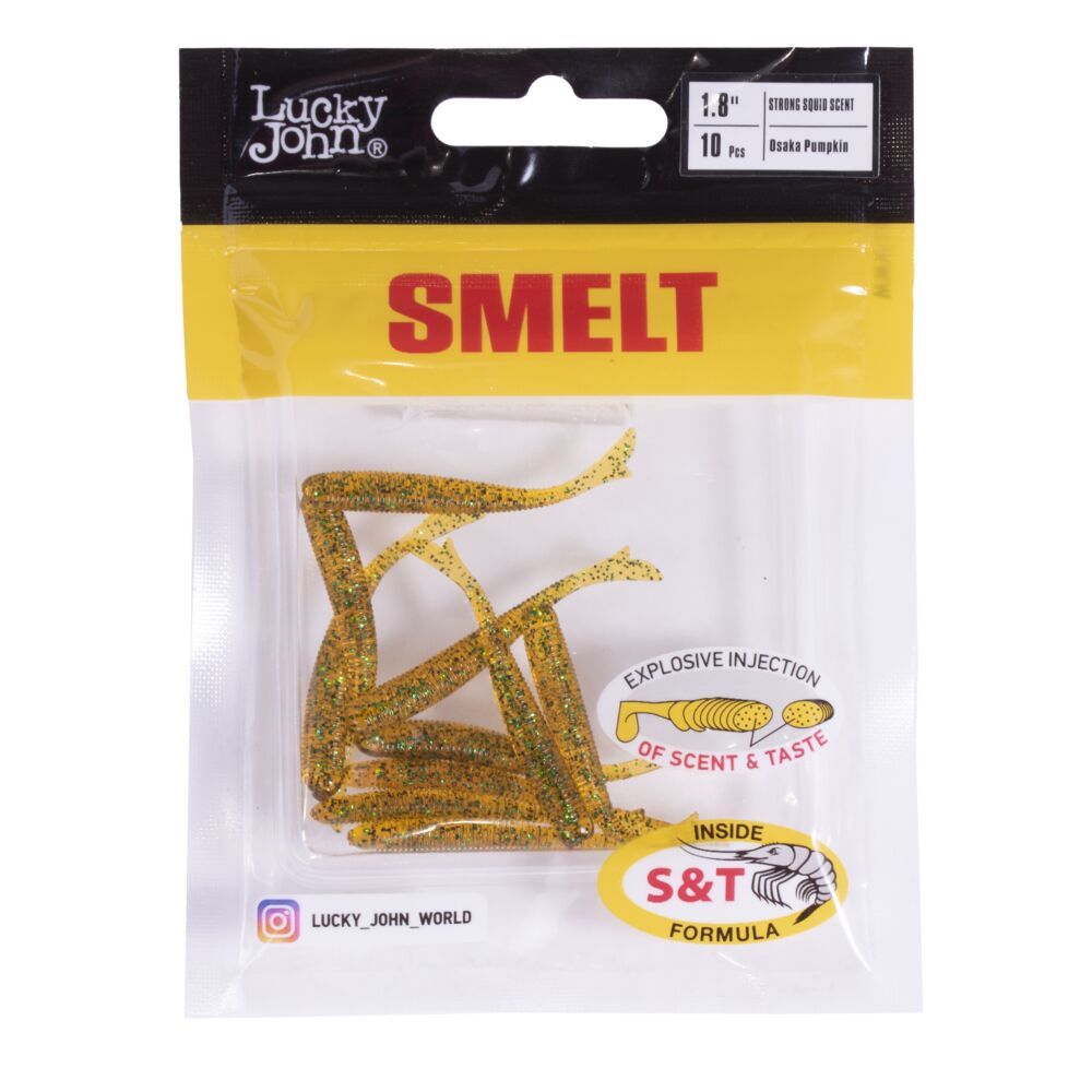 Слаги съедобные искусственные LJ Pro Series SMELT 1,8in (04.60)/PA19 10шт.
