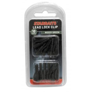 Коннектор силиконовый Starbaits LEAD LOCK CLIP WEEDY GREEN 10шт