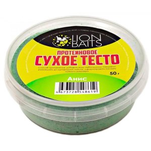 Сухое тесто протеиновое LION BAITS Анис 50гр